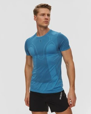 Koszulka Biegowa Męska X-bionic Xceed Run Perform Shirt Niebieska