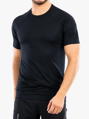 Koszulka biegowa Salomon Cross Run SS Tee - deep black