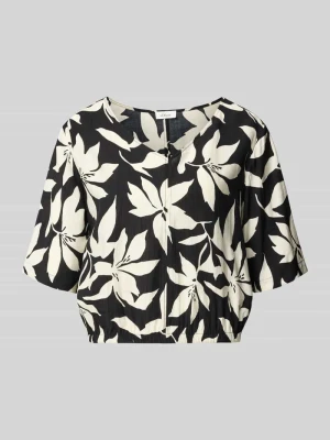 Koszulka bluzkowa o kroju relaxed fit z mieszanka wiskozy s.Oliver RED LABEL