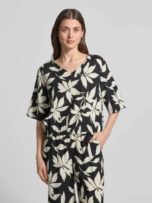 Koszulka bluzkowa o kroju relaxed fit z mieszanka wiskozy s.Oliver RED LABEL