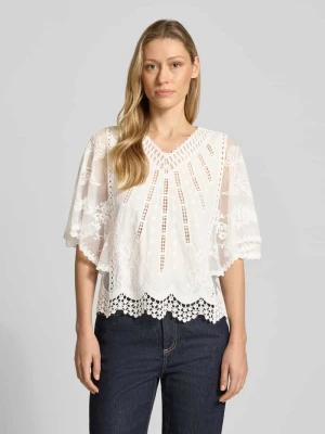 Koszulka bluzkowa z koronki Apricot