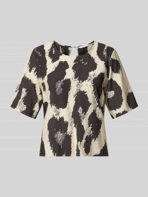 Koszulka bluzkowa z mieszanki wiskozy model 'Karalie Jusia' MSCH Copenhagen