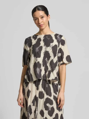 Koszulka bluzkowa z mieszanki wiskozy model 'Karalie Jusia' MSCH Copenhagen