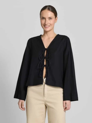 Koszulka bluzkowa z mieszanki wiskozy z wiązaniem Vila