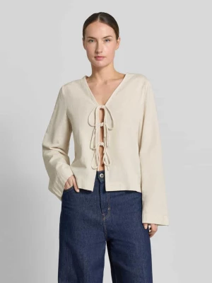 Koszulka bluzkowa z mieszanki wiskozy z wiązaniem Vila