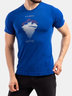 Koszulka Brubeck Outdoor Wool Pro T-Shirt - dark blue