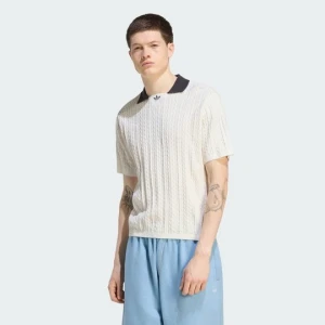 KOSZULKA CABLE KNIT FOOTBALL Adidas Cloud White