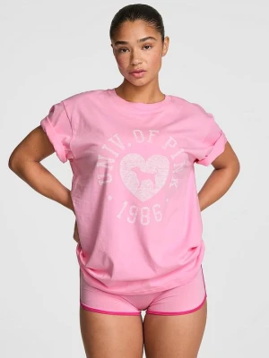 Koszulka Campus Cotton Victoria's Secret Różowy