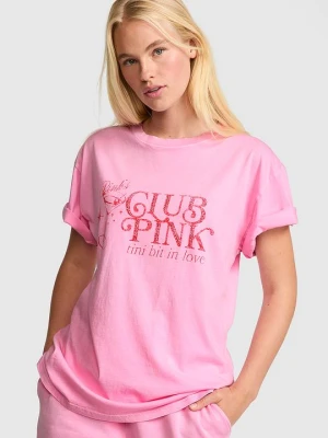 Koszulka Campus Cotton Victoria's Secret Różowy