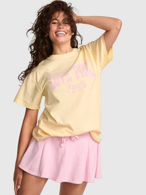 Koszulka Campus Cotton Victoria's Secret Żółty