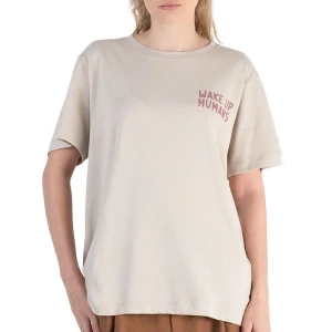 Koszulka Champion Crewneck 117497-ES057 - beżowa