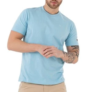 Koszulka Champion Embroidered Comfort Fit Cotton 218496-BS111 - niebieska
