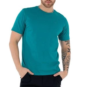 Koszulka Champion Embroidered Comfort Fit Cotton 218496-BS165 - niebieska
