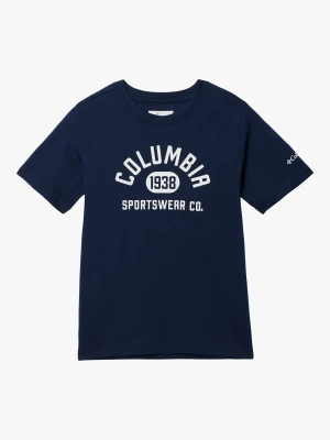 Koszulka chłopięca Columbia Basin Ridge SS Graphic Tee - collegiate navy/college life