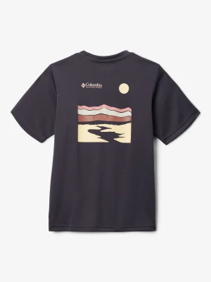 Koszulka chłopięca Columbia Fork Stream Short Sleeve Graphic Shirt - shark/heritage II