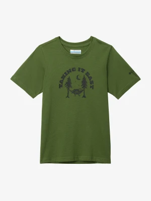 Koszulka chłopięca Columbia Valley Creek Short Sleeve Graphic Shirt - canteen/sloth