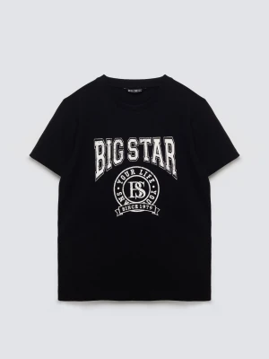 Koszulka chłopięca z nadrukiem czarna Mauter 906 BIG STAR