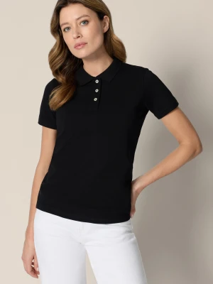 Koszulka Czarna Polo Paris Lancerto