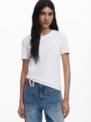 Koszulka "D" z dżetami Desigual