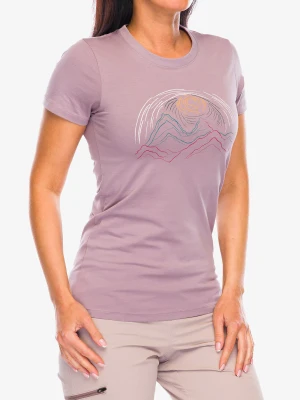 Koszulka damska Black Diamond Summit Scribble Tee - wood violet