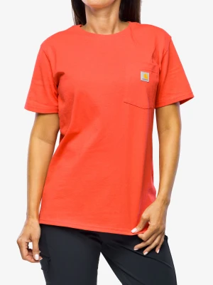 Koszulka damska Carhartt Workwear Pocket S/S T-Shirt - bittersweet