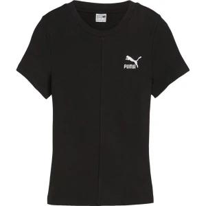 Koszulka damska Classics Ribbed Slim Tee Puma