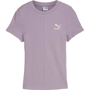Koszulka damska Classics Ribbed Slim Tee Puma