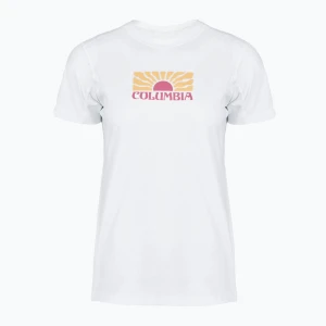 Koszulka damska Columbia Ruby Springs Graphic Fitted white/brandrise