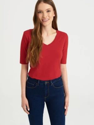 Koszulka damska czerwona Greenpoint