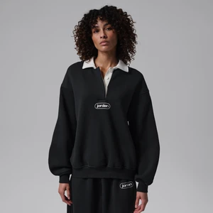 Koszulka damska do rugby Jordan Flight Fleece - Czerń