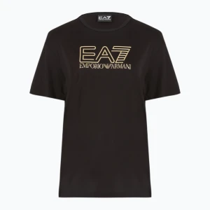 Koszulka damska EA7 Emporio Armani Train Visibility black/gold