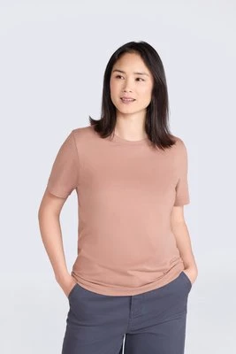 Koszulka damska Everyday Fit - Light Brown Animal