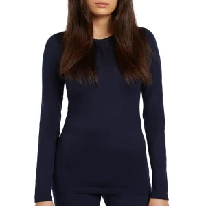 Koszulka damska Icebreaker Merino 200 Oasis Long Sleeve Crewe Thermal 1043754011 - czarna