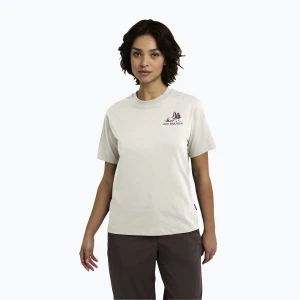 Koszulka damska Jack Wolfskin Cadena tent cotton white