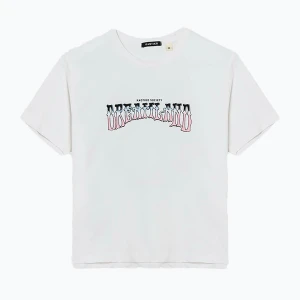 Koszulka damska Kaotiko Washed Dreamland white