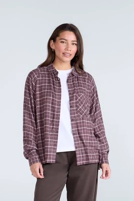 Koszulka damska Lottie z supermiękkim rękawem nietoperzowym - Red Animal