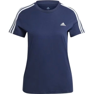 Koszulka damska Loungewear Essentials Slim 3-Stripes Tee Adidas