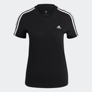 Koszulka damska Loungewear Essentials Slim 3-Stripes Tee Adidas