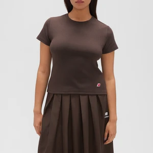 Koszulka damska New Balance MADE in USA WT53561RHE – brązowa