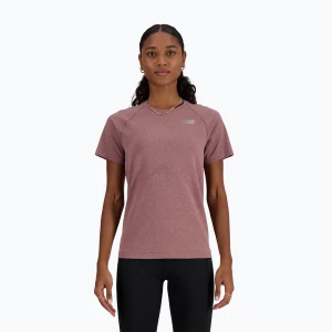 Koszulka damska New Balance Seamless licorice heather