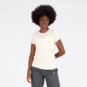 Koszulka damska New Balance WT31546TCM - beżowa