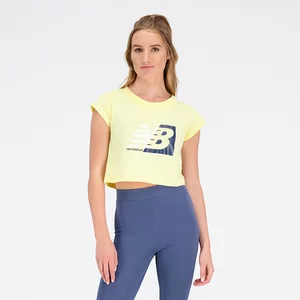 Koszulka damska New Balance WT31817MZ - żółta