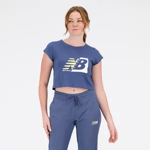 Koszulka damska New Balance WT31817VTI - niebieska