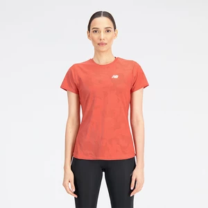 Koszulka damska New Balance WT33281ASU - pomarańczowa