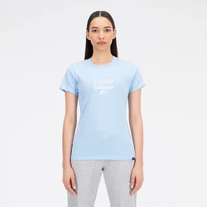 Koszulka damska New Balance WT33507BLZ - niebieska