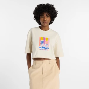 Koszulka damska New Balance WT53904LIN – beżowa