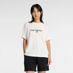 Koszulka damska New Balance WT61Z7OQSST – beżowa