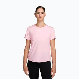 Koszulka damska Nike One Classic Dri-Fit pink foam/white
