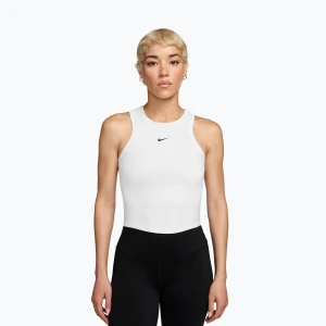 Koszulka damska Nike One Fitted Dri-Fit Cropped Tank thunder white/black