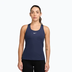 Koszulka damska Nike Swoosh Medium Support Bra midnight navy/white